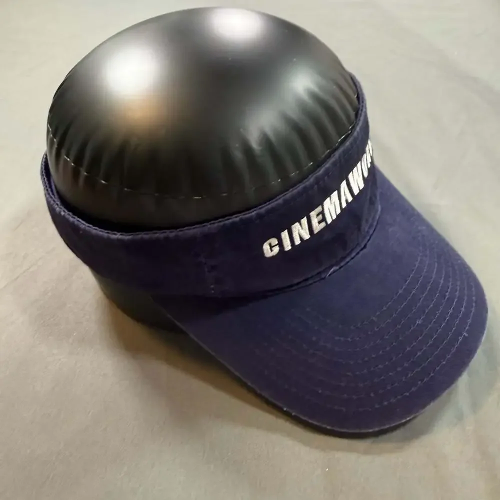 Luna Pier Cinemaworld Embroidered Navy Blue Sun Visor Hat